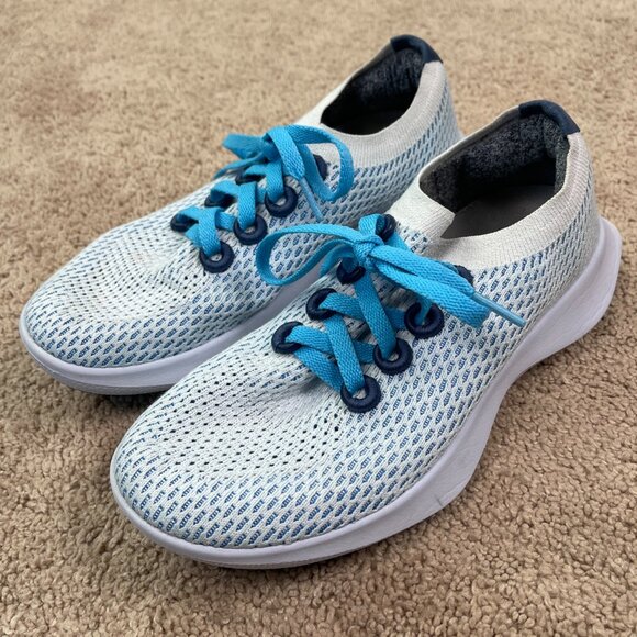 allbirds Shoes - Allbirds Sneakers Womens 8 Blue Tree Dasher Casual Travel Lightweight Shoe